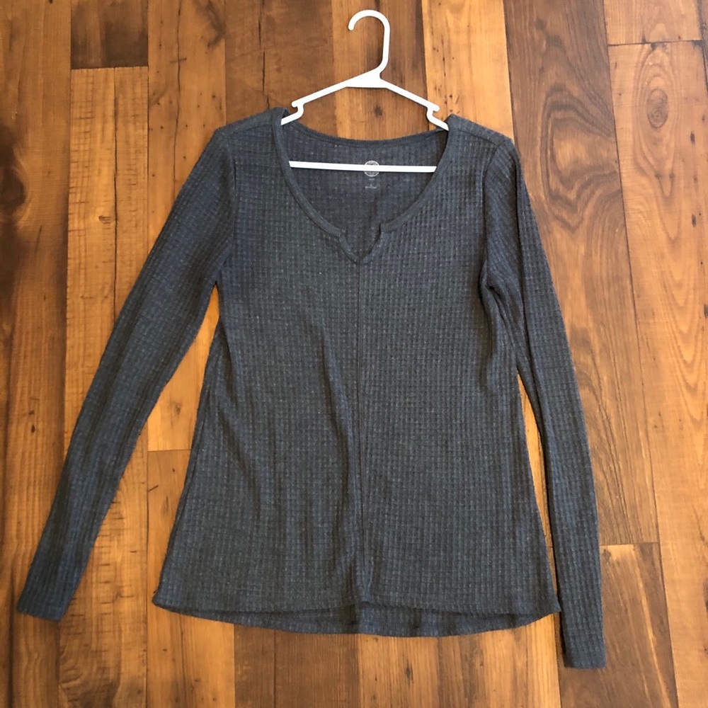 Waffle Knit Top